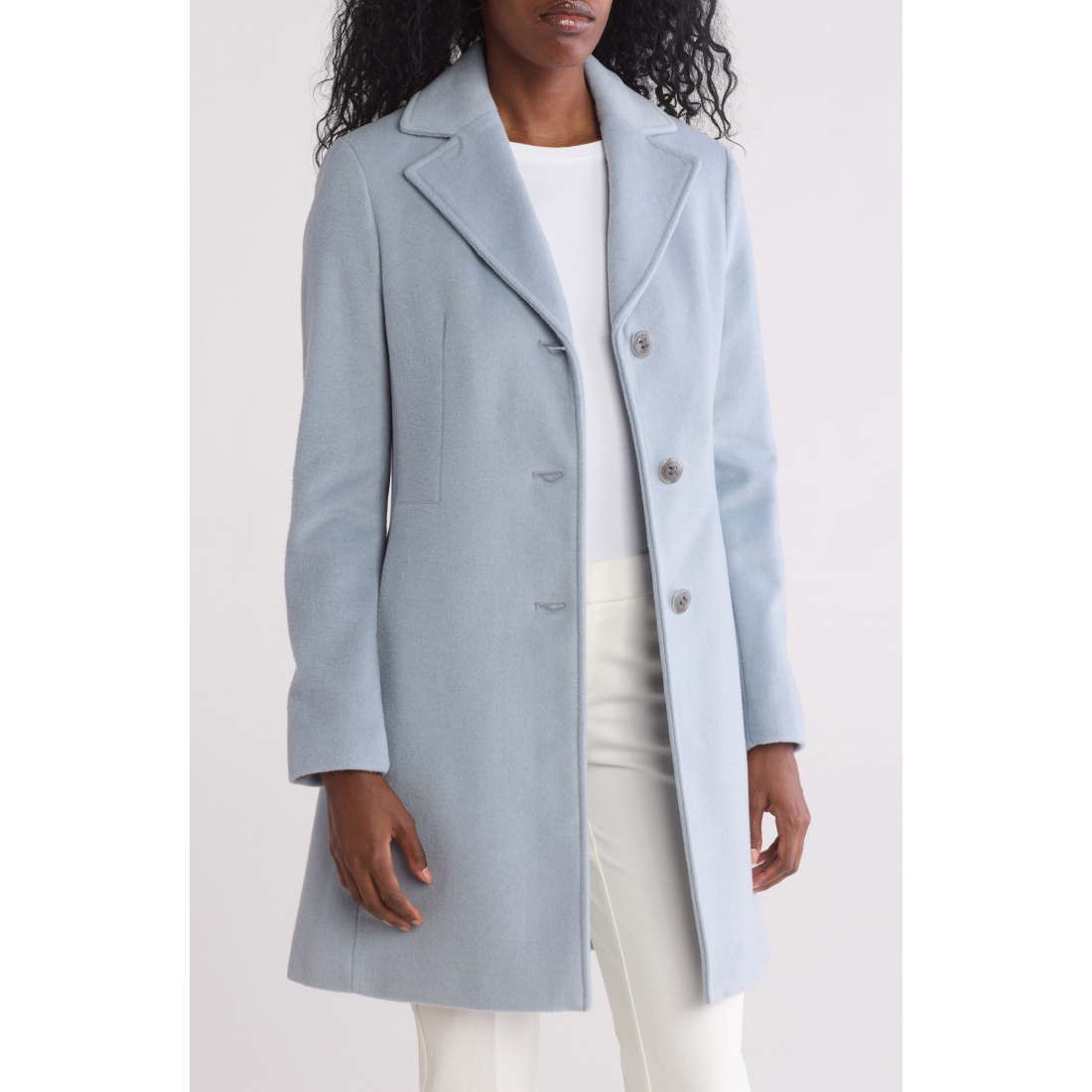 Women's 'Notch Wool Blend' Coat