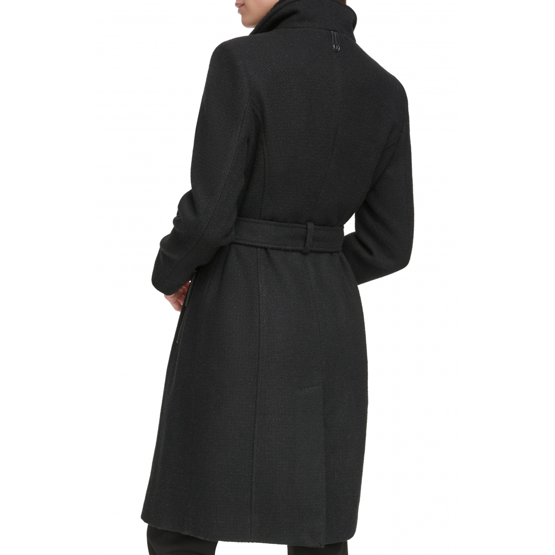 Women's 'Angled Zip Twill Coat' Coat