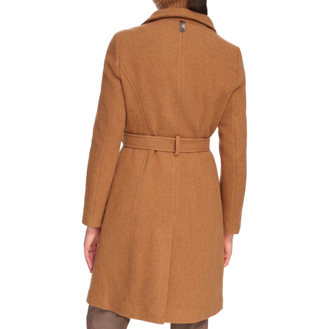Women's 'Angled Zip Twill Coat' Coat