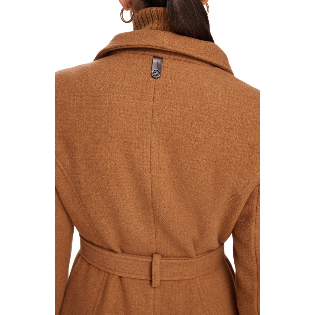 Women's 'Angled Zip Twill Coat' Coat