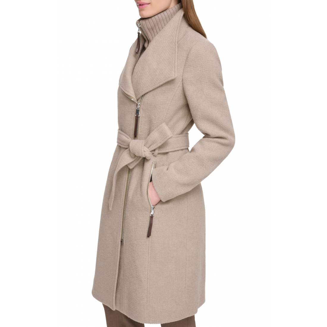 Women's 'Angled Zip' Coat