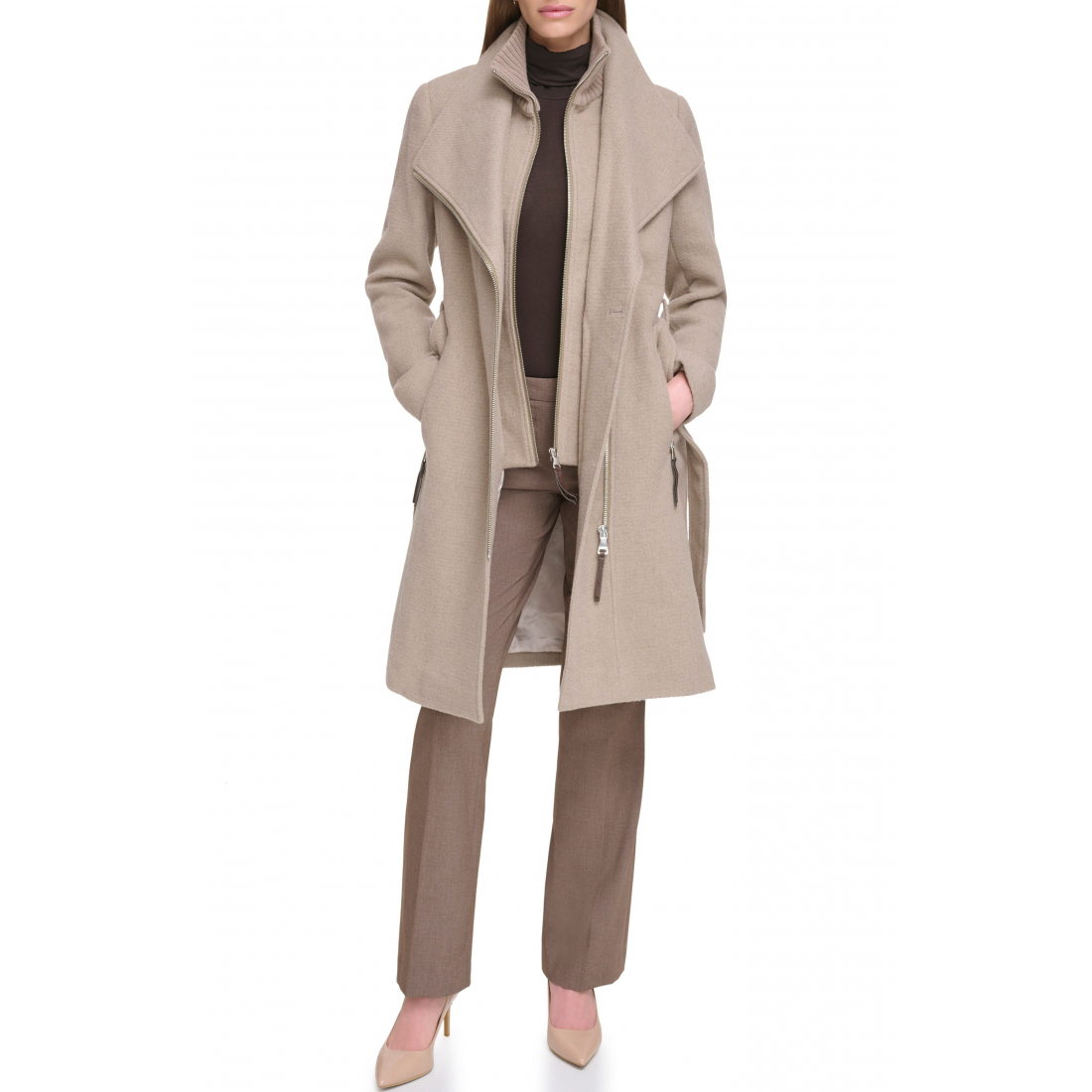 Women's 'Angled Zip' Coat