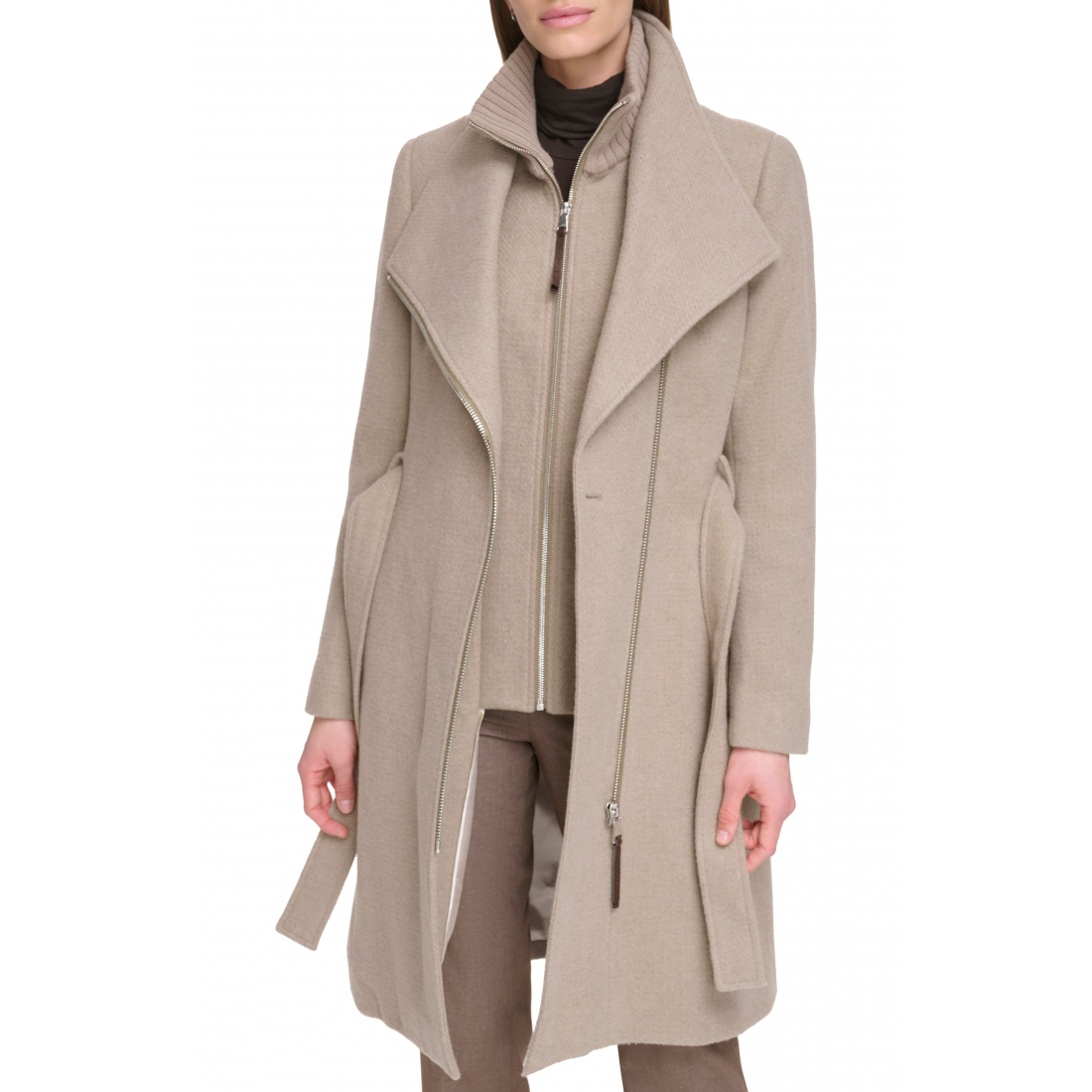 Women's 'Angled Zip' Coat