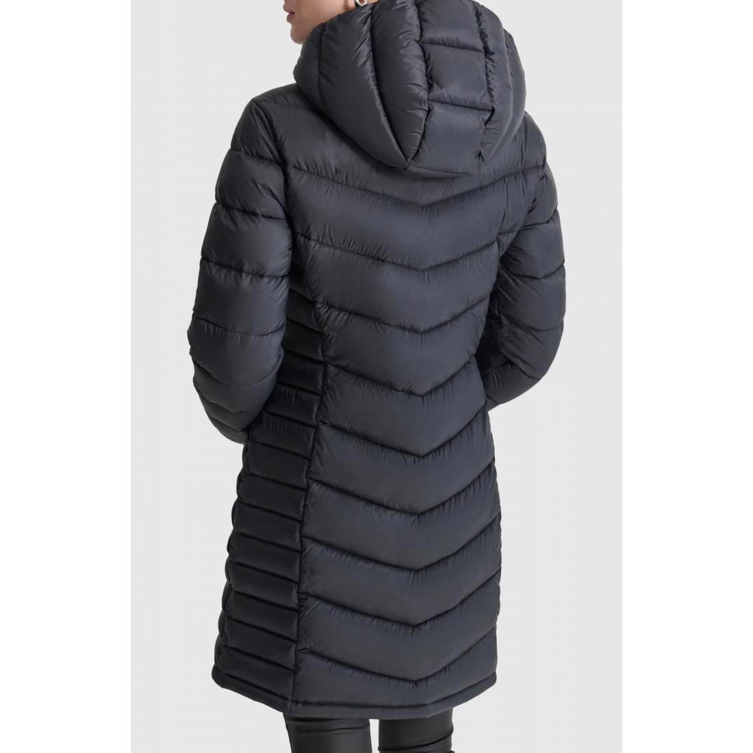 Veste matelassée 'Cire Packable Hooded Longline' pour Femmes