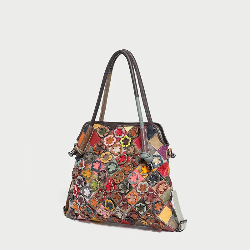 Women's 'Rainbow Floral' Tote Bag