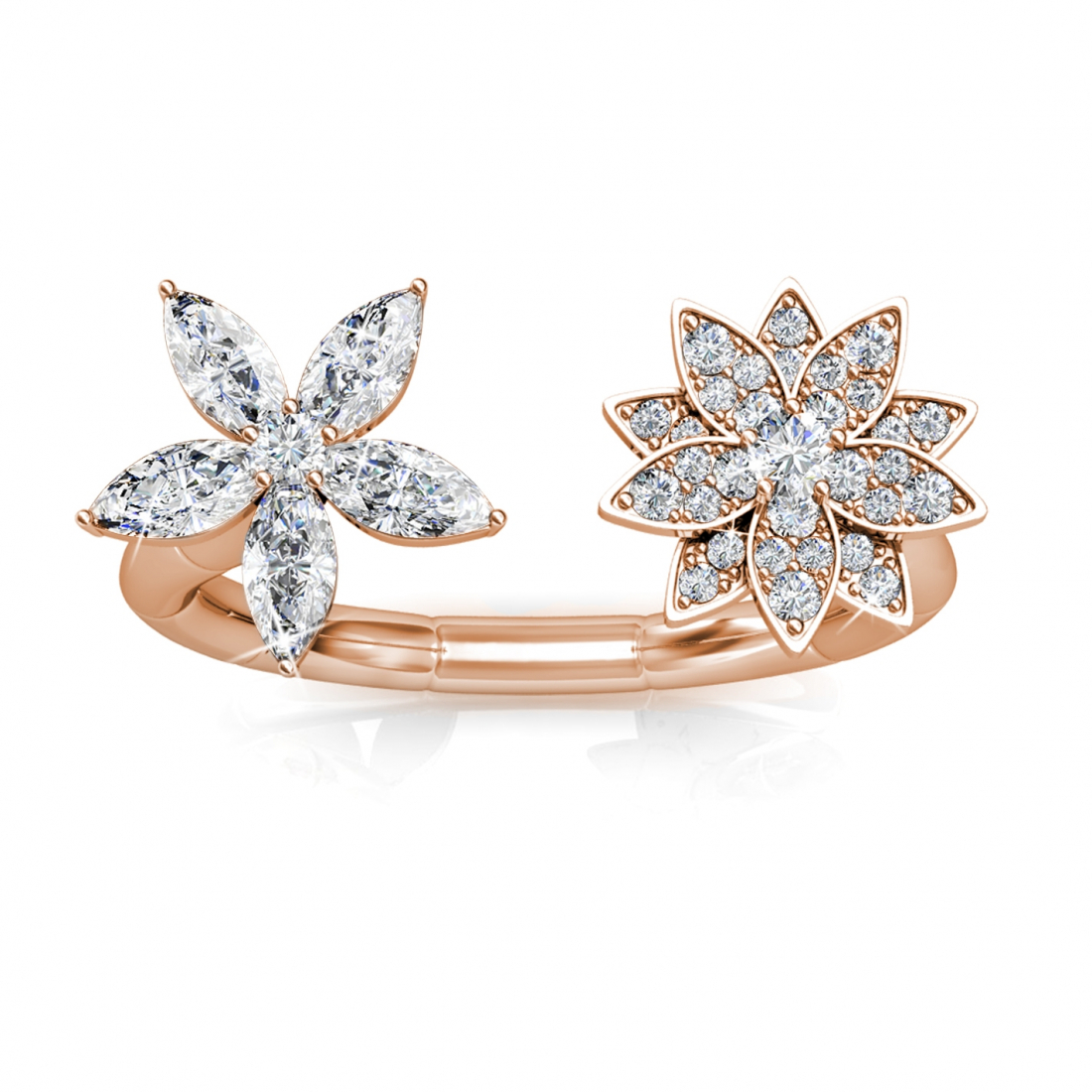 Bague 'Fraternal Bloom' pour Femmes