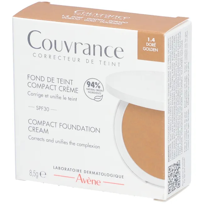 Couvrance Fond De Teint Compact Crème - 1.4 Doré 8.5 g