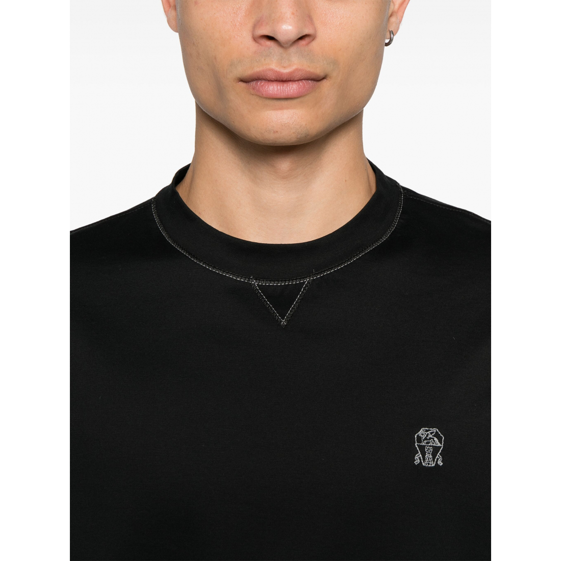 T-shirt 'Logo Embroidered' pour Hommes