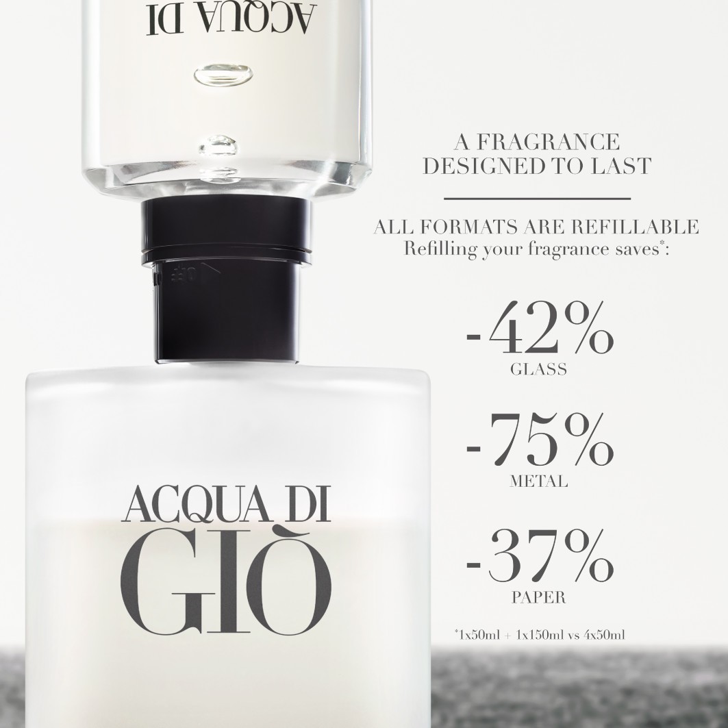 Eau de toilette - Rechargeable 'Acqua di Giò' - 50 ml