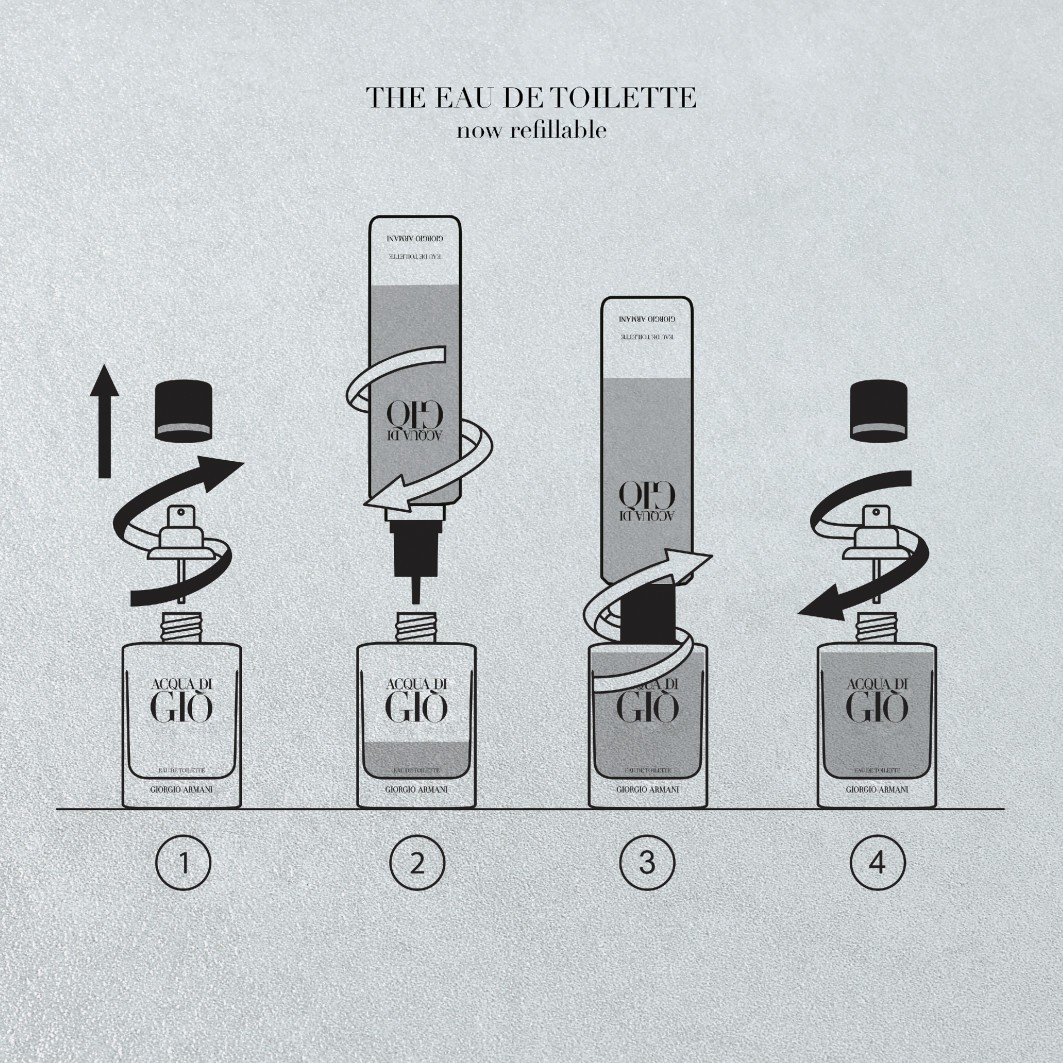 Eau de toilette - Rechargeable 'Acqua di Giò' - 50 ml