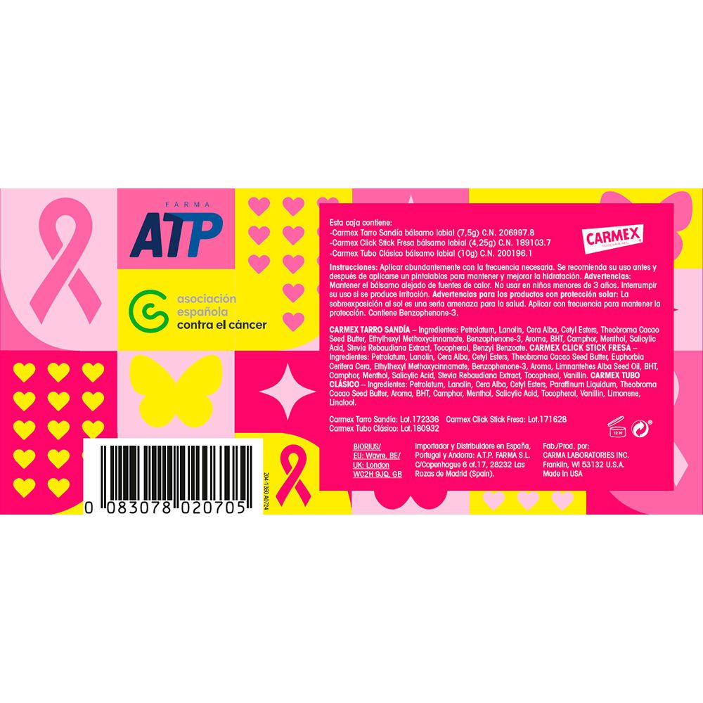 'Rosa Collection Limited Edition' Lip Care Set - 3 Pieces