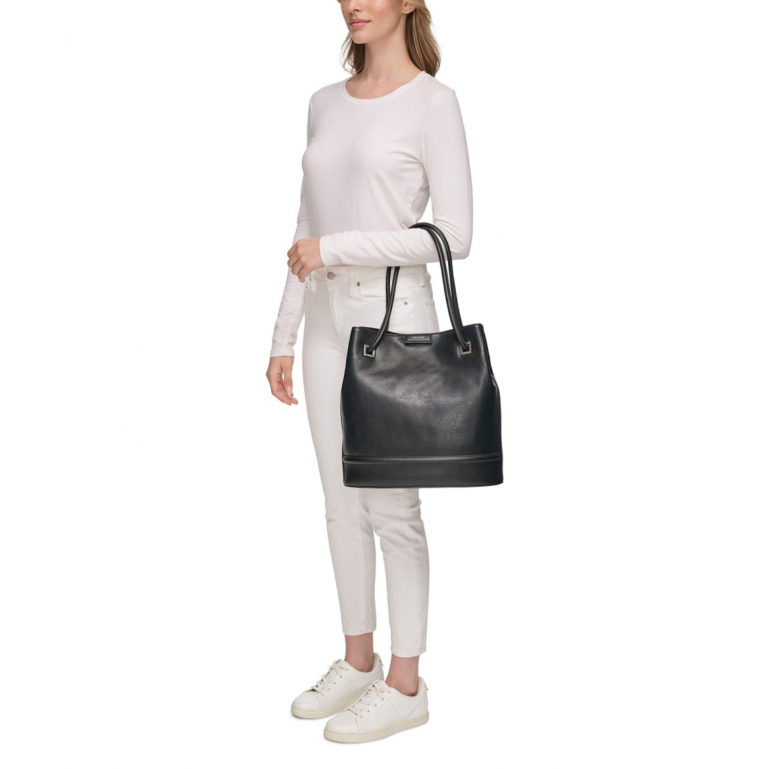 Women's 'Ash with Magnetic Snap' Tote Bag