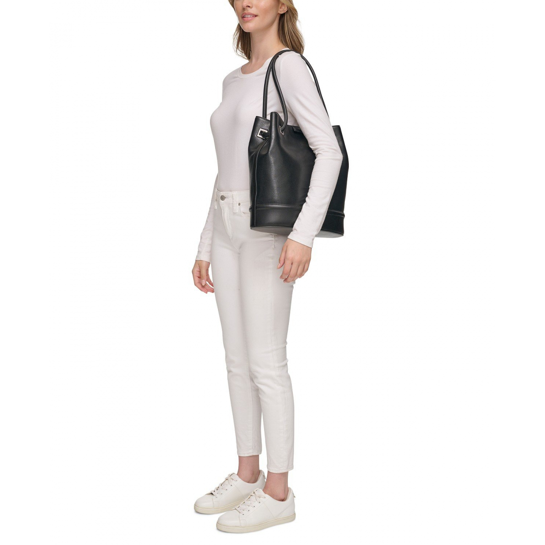 Women's 'Ash with Magnetic Snap' Tote Bag