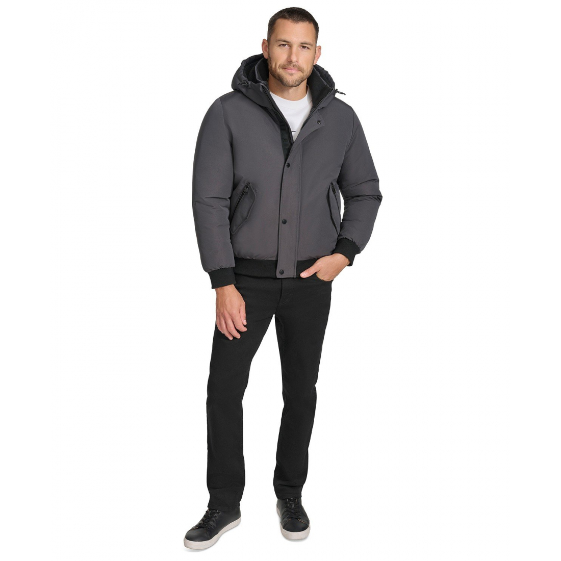 Parka 'Arctic Faille Parka Bomber with Sherpa lined Hood' pour Hommes