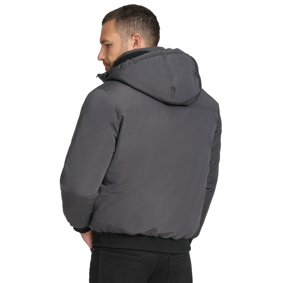 Parka 'Arctic Faille Parka Bomber with Sherpa lined Hood' pour Hommes