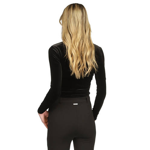 Top à manches longues 'Knit Mock Neck' pour Femmes