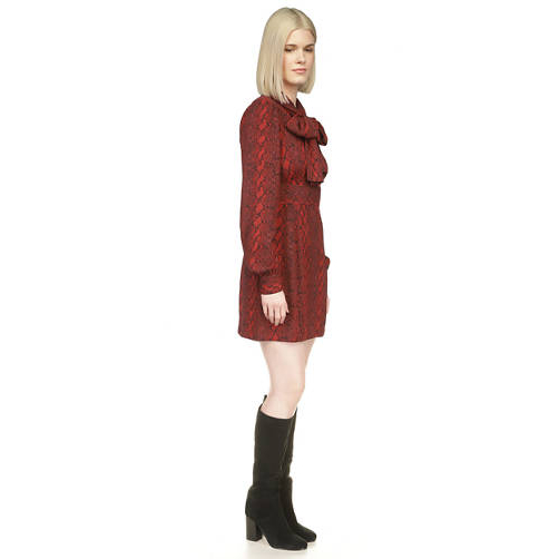 Robe à manches longues 'Bow Neck' pour Femmes