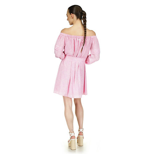 Robe à épaules dénudées 'Mini Petals Off the Shoulder' pour Femmes