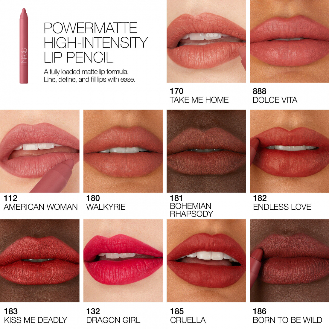 Crayon à Lèvres 'Powermatte High Intensity' - 112 American Woman 2.6 g