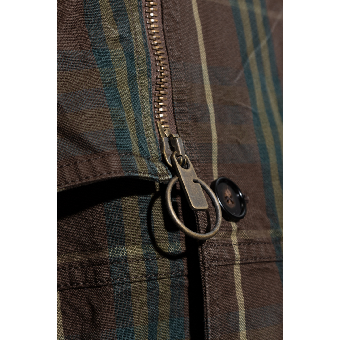 'Checked' Trenchcoat für Herren