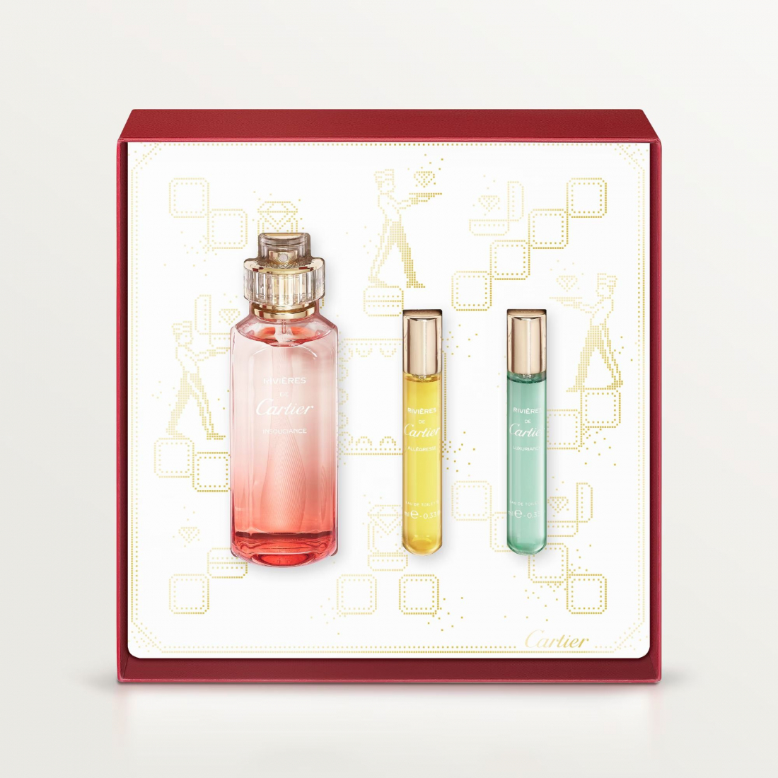 'Rivières De Cartier Insouciance' Perfume Set - 100 ml, 3 Pieces