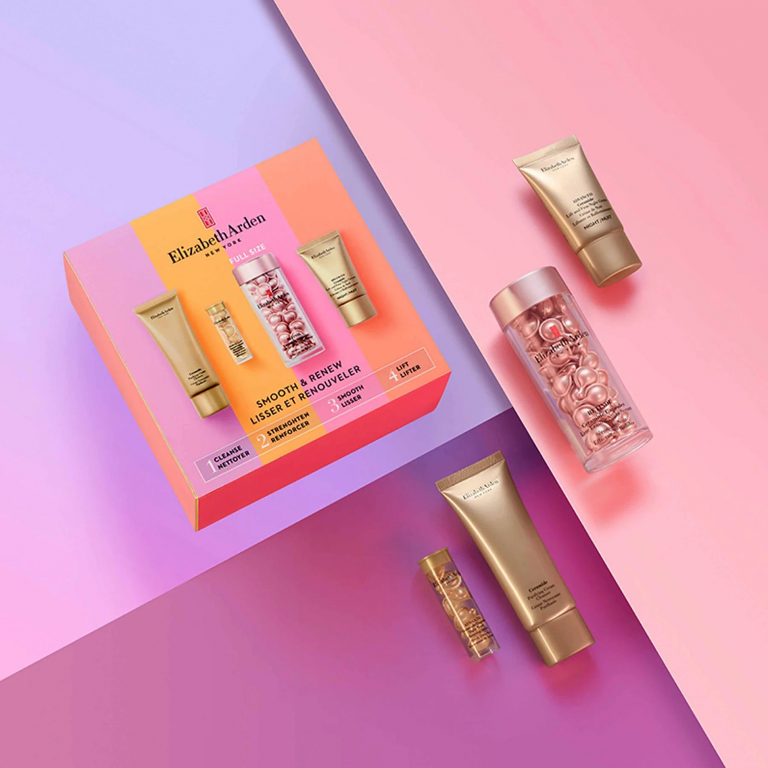 Coffret de soins de la peau 'Smooth & Renew' - 28 ml, 4 Pièces