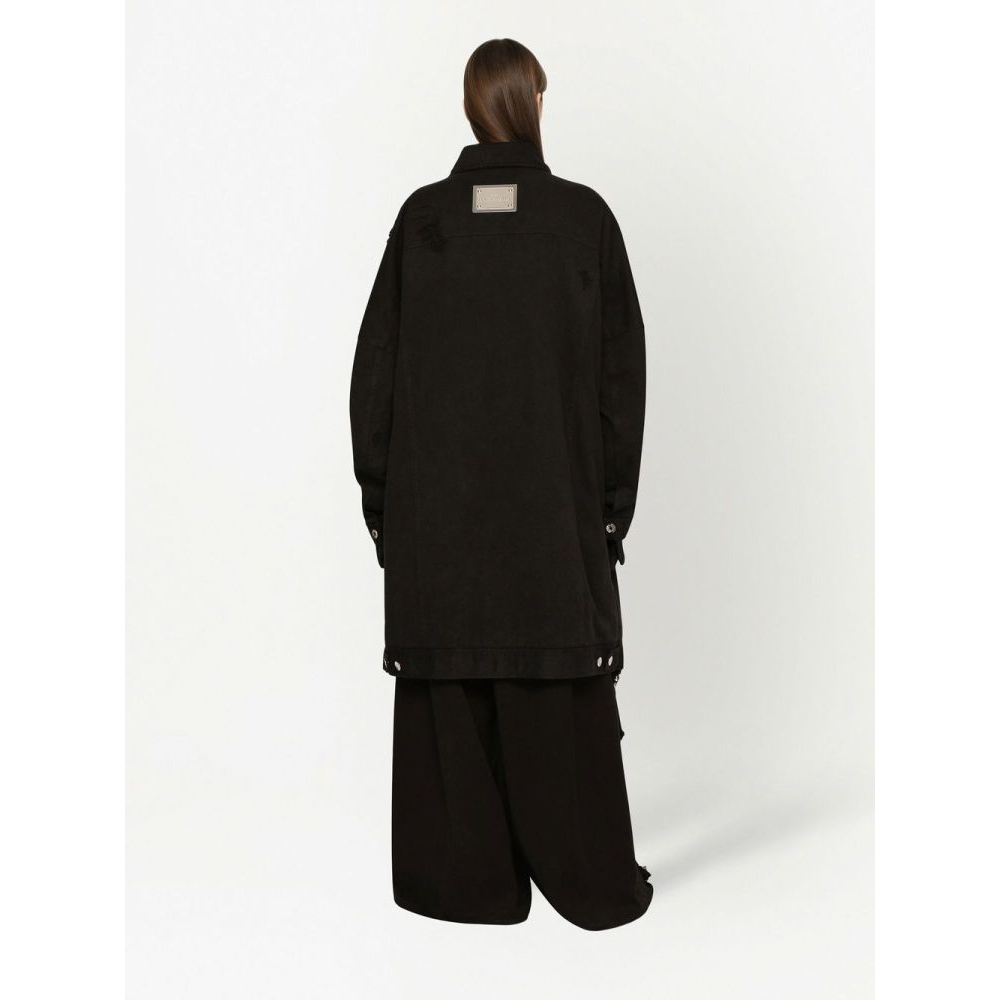 Veste en jeans 'Longline' pour Femmes