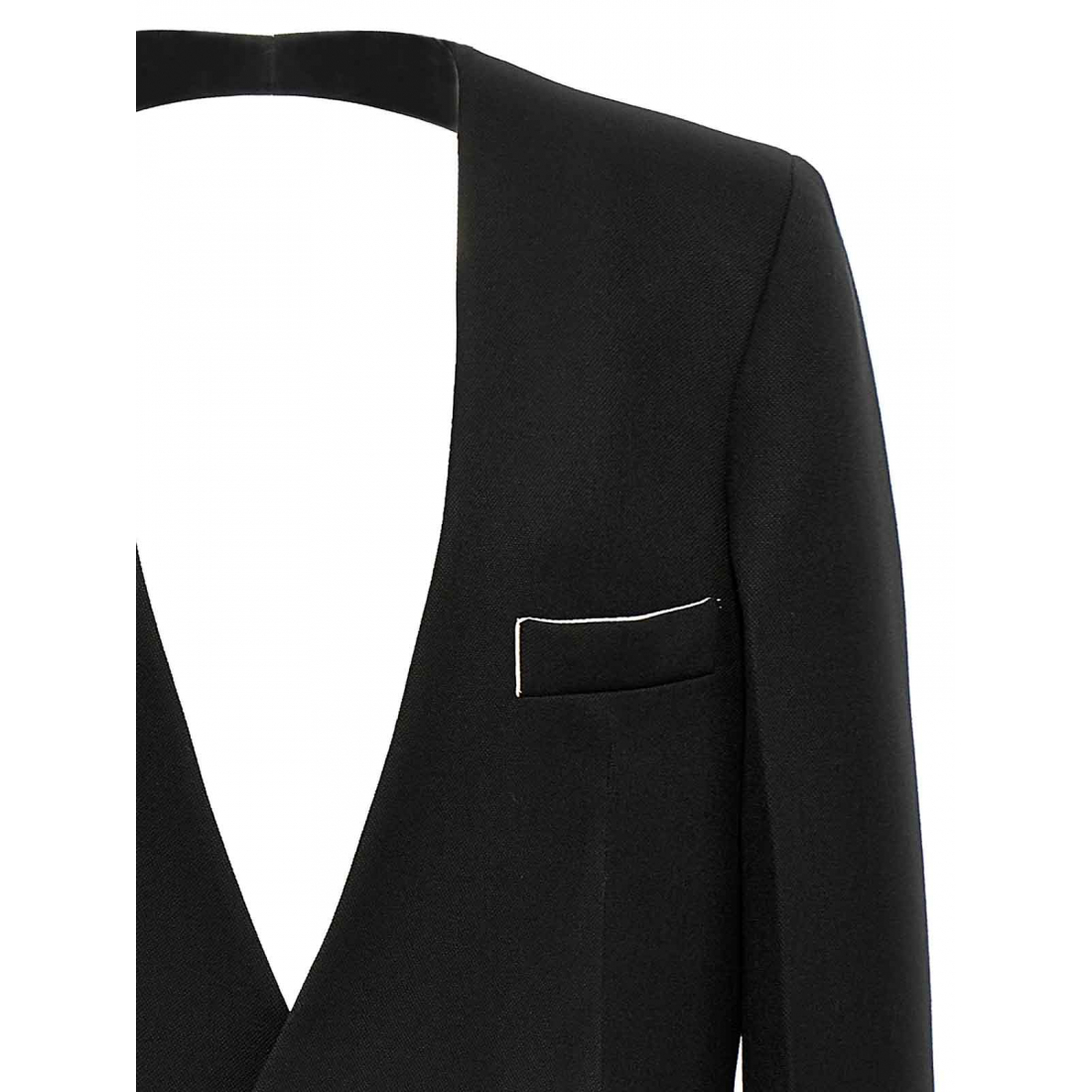 Veste 'Shrunken Collarless' pour Femmes