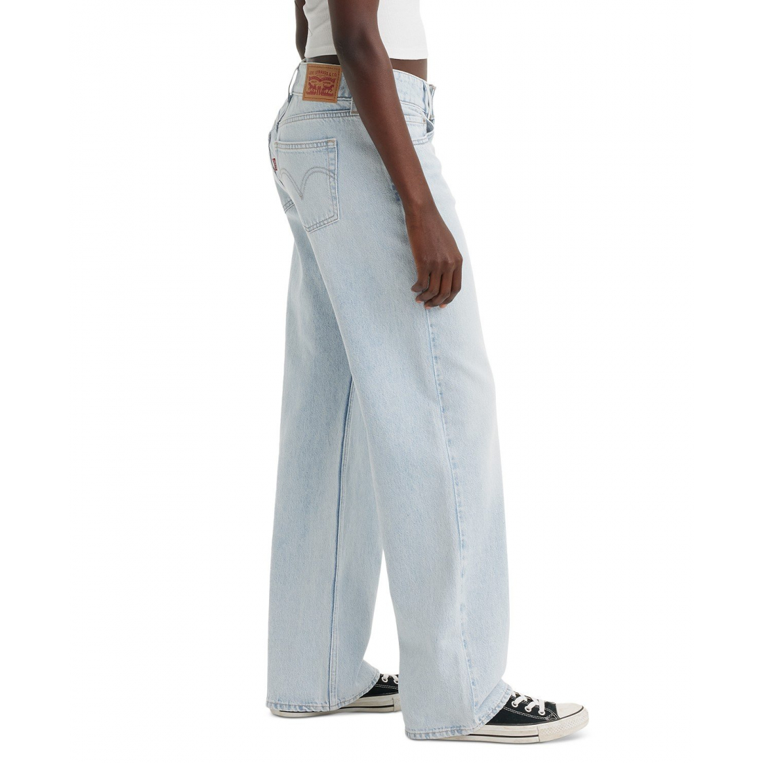 Women's 'Super-Low Double-Button Relaxed-Fit' Jeans