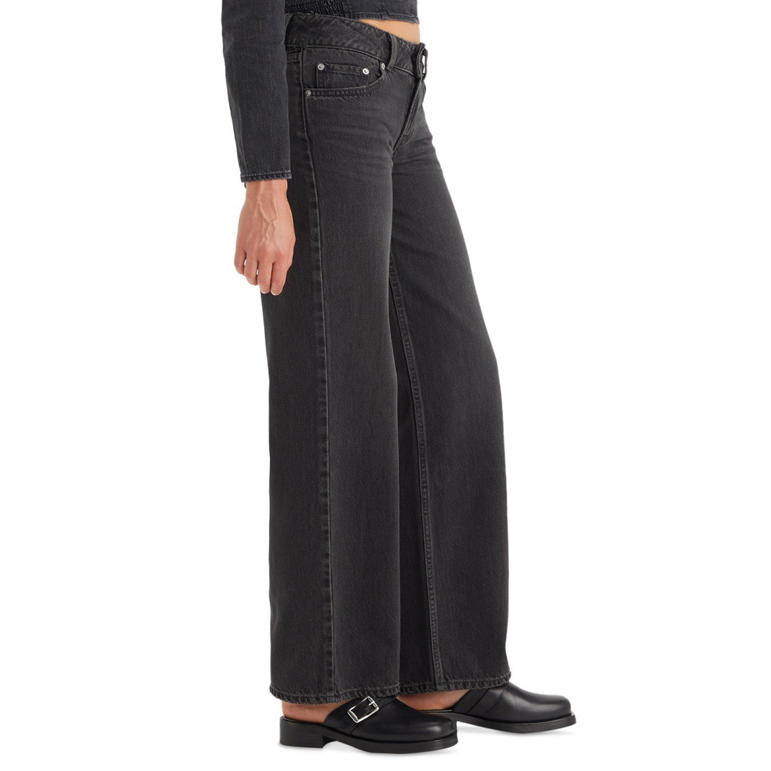 Women's 'Super-Low Double-Button Relaxed-Fit' Jeans