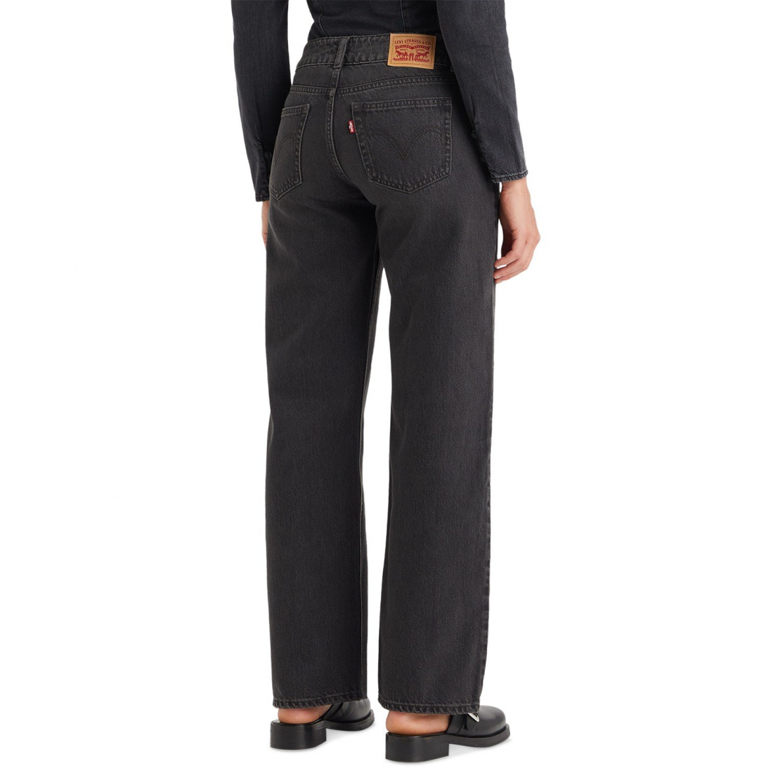 Women's 'Super-Low Double-Button Relaxed-Fit' Jeans