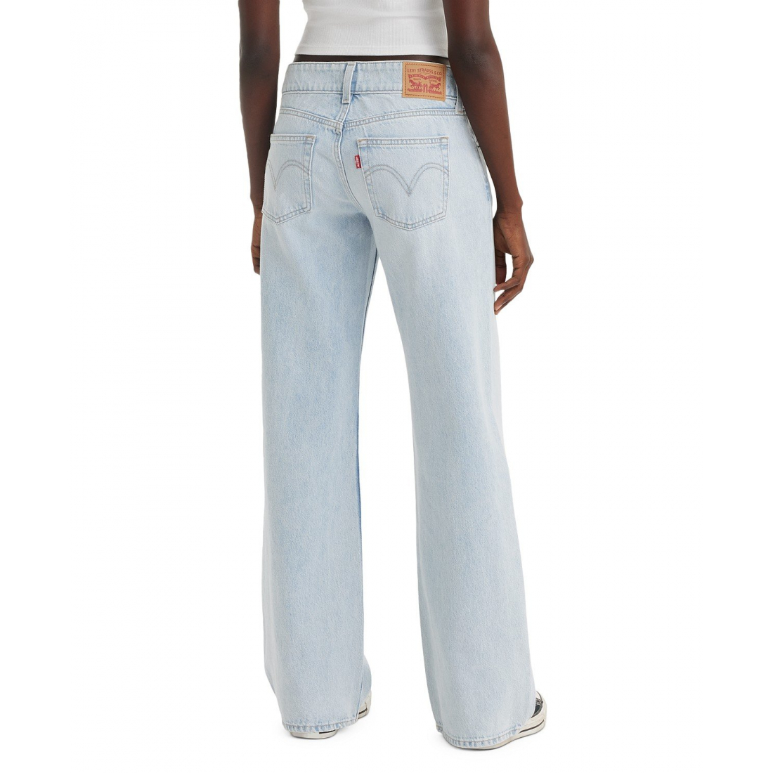 Women's 'Super-Low Double-Button Relaxed-Fit' Jeans