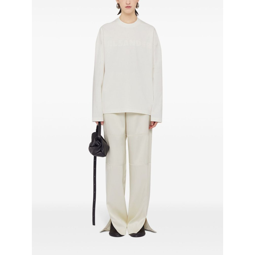 T-Shirt manches longues 'Logo-Print' pour Femmes