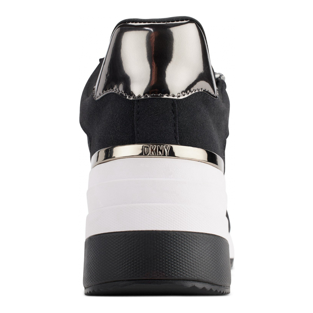 Women's 'Kaden Lace-Up Zip' Wedged Sneakers