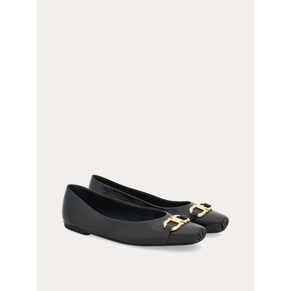 Women's 'Gancini Ornament' Ballerinas