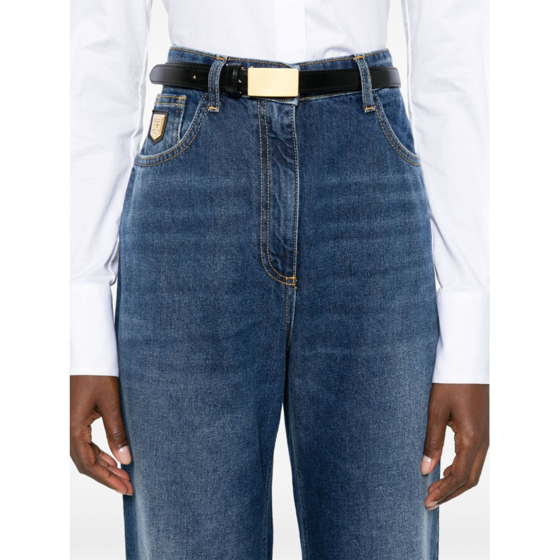 Women's 'Logo Plaque' Jeans