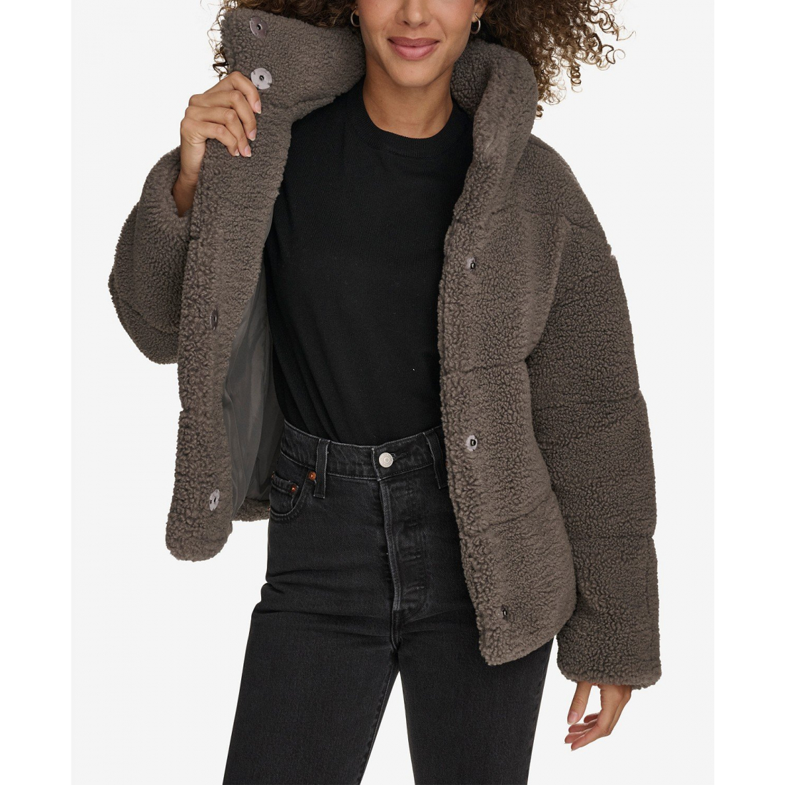 'Short Sherpa Teddy' Jacke für Damen