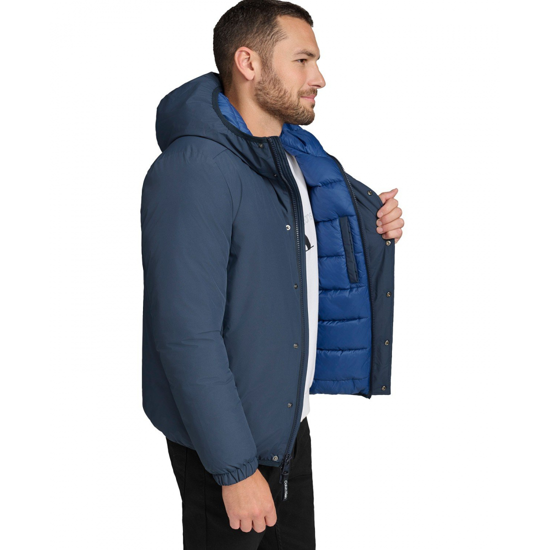 'Ripstop Hooded Puffer Jacket' Pufferjacke für Herren