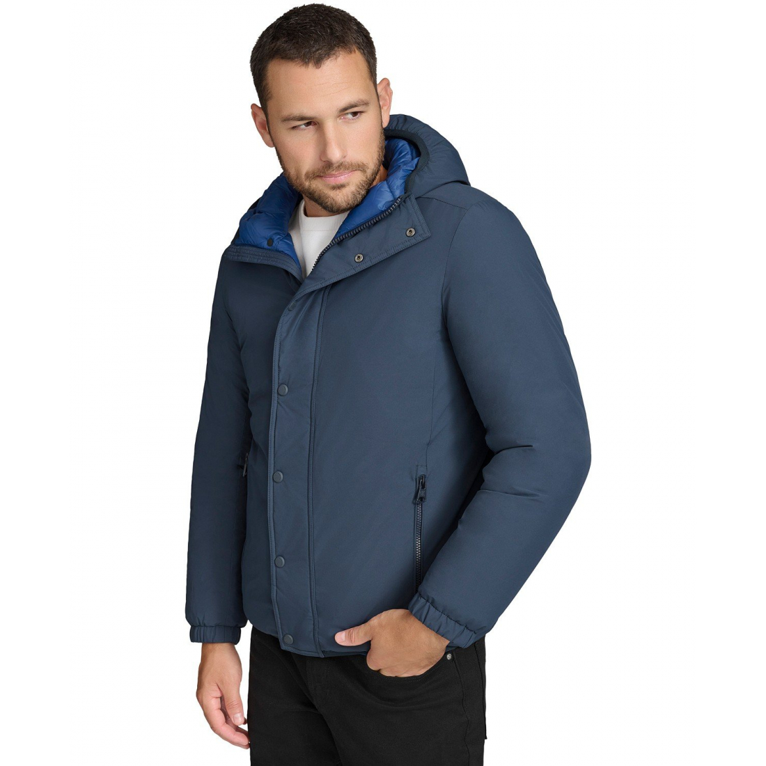 'Ripstop Hooded Puffer Jacket' Pufferjacke für Herren