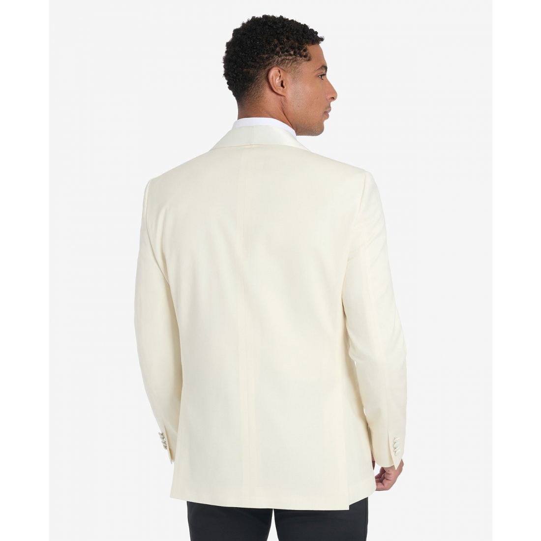 'Solid White Sport Coat' Klassischer Blazer für Herren