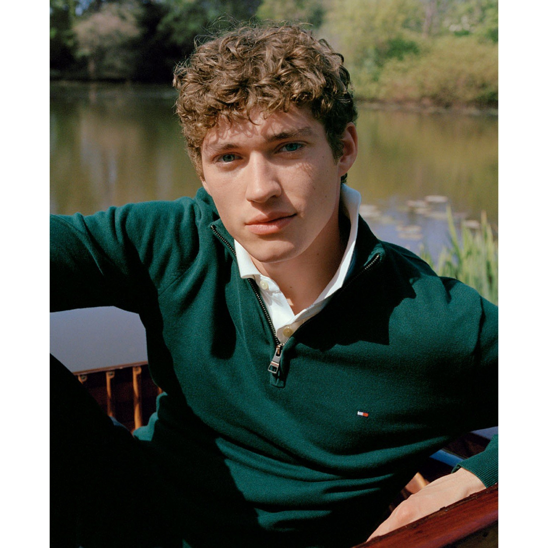 Pull 'Quarter-Zip Pullover Knit' pour Hommes