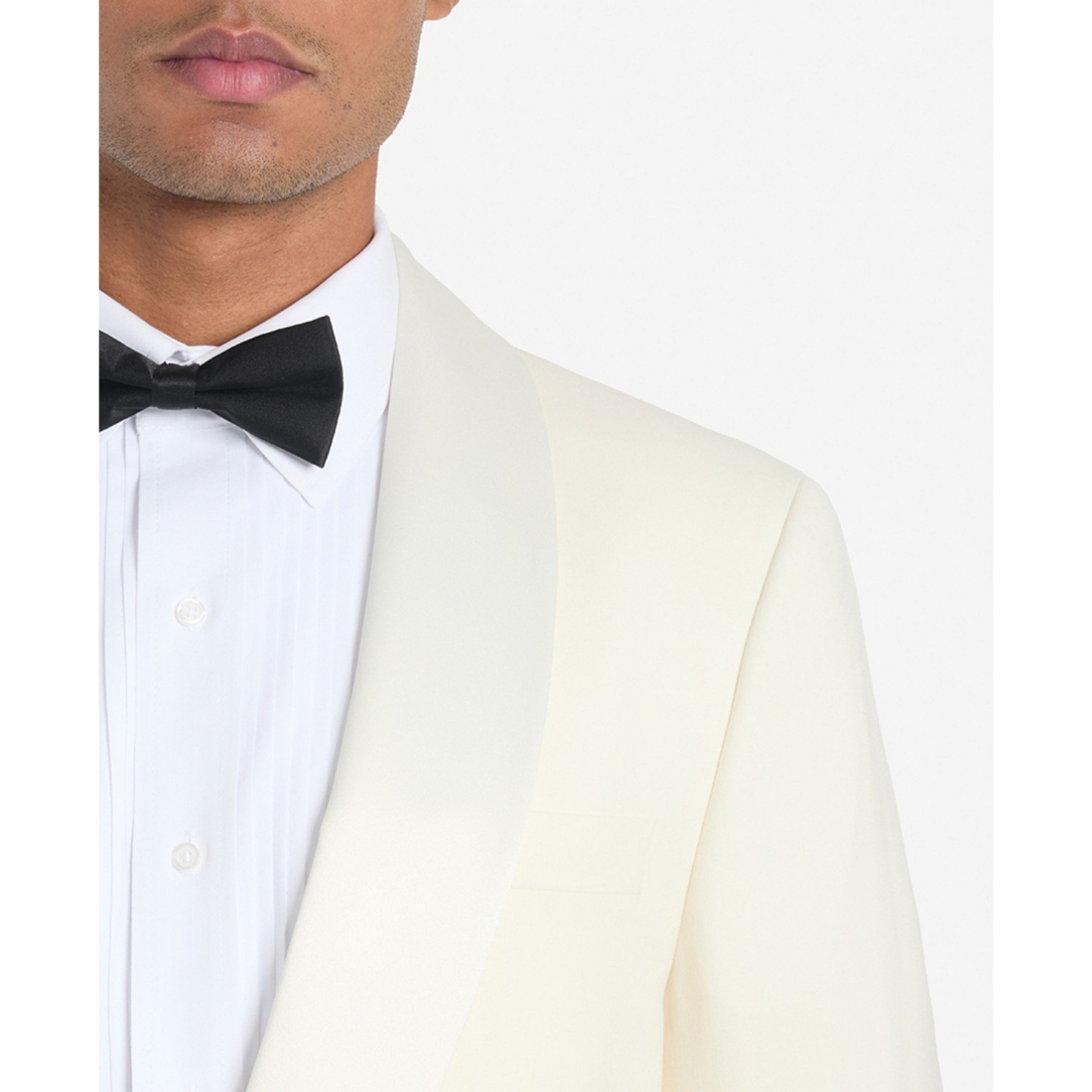'Solid White Sport Coat' Klassischer Blazer für Herren