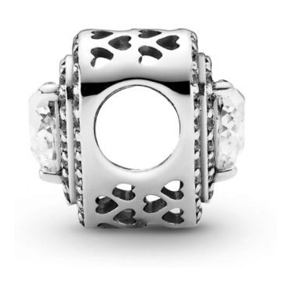 Charm 'Sparkling Leveled Hearts' pour Femmes