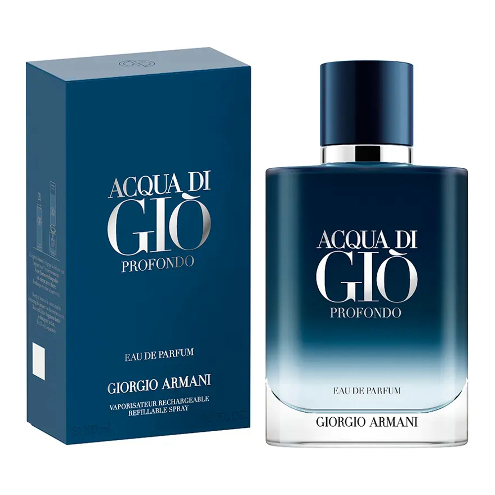 Eau de Parfum - Rechargeable 'Acqua di Giò Profondo' - 100 ml