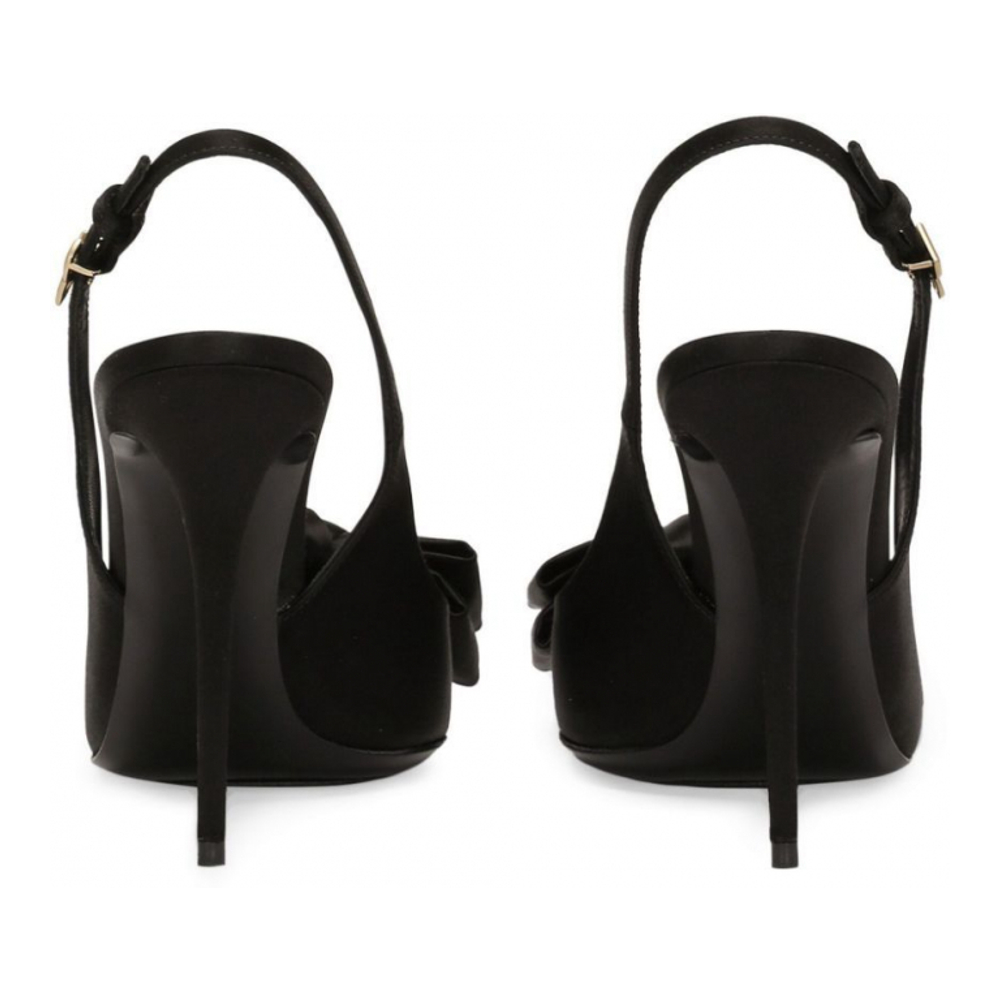 'Bow-Detailing' Pumps mit Fersenriemen für Damen