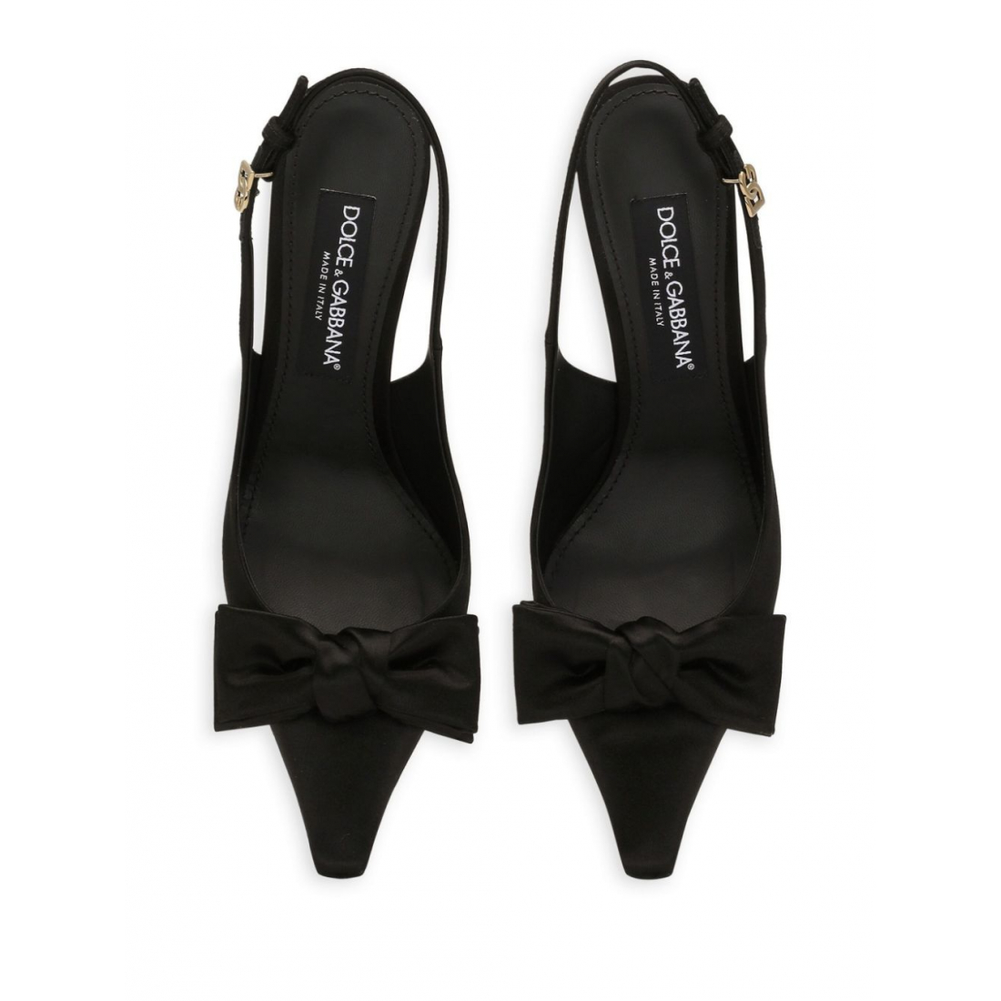 'Bow-Detailing' Pumps mit Fersenriemen für Damen