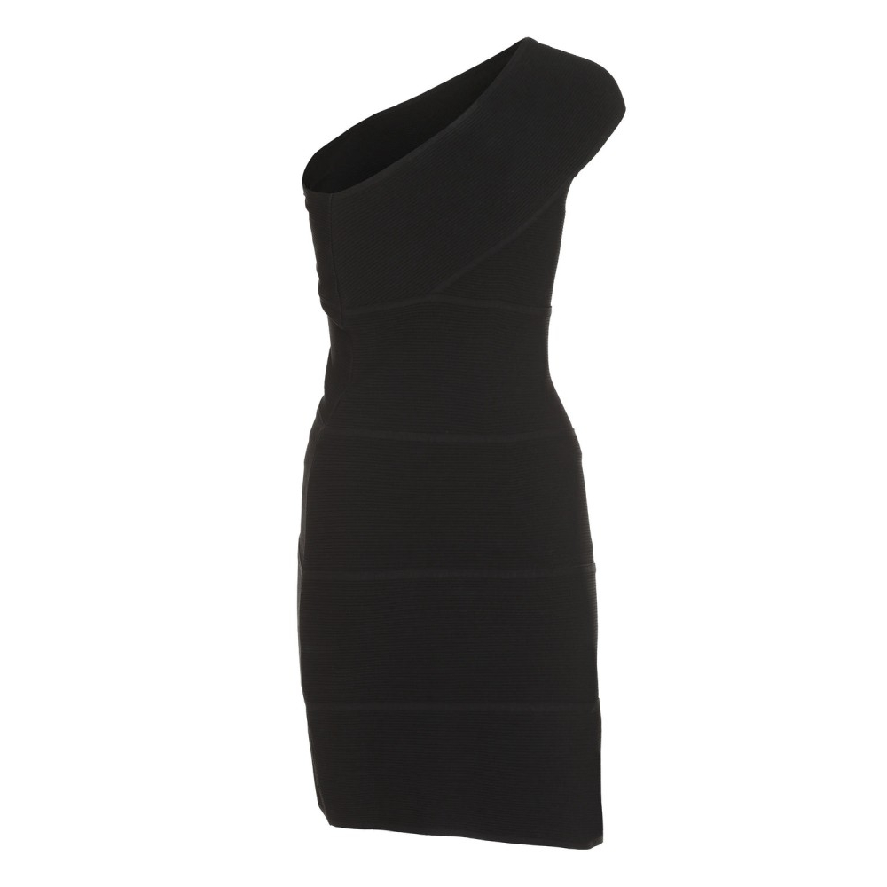 Women's 'Knitted' One Shoulder Dress