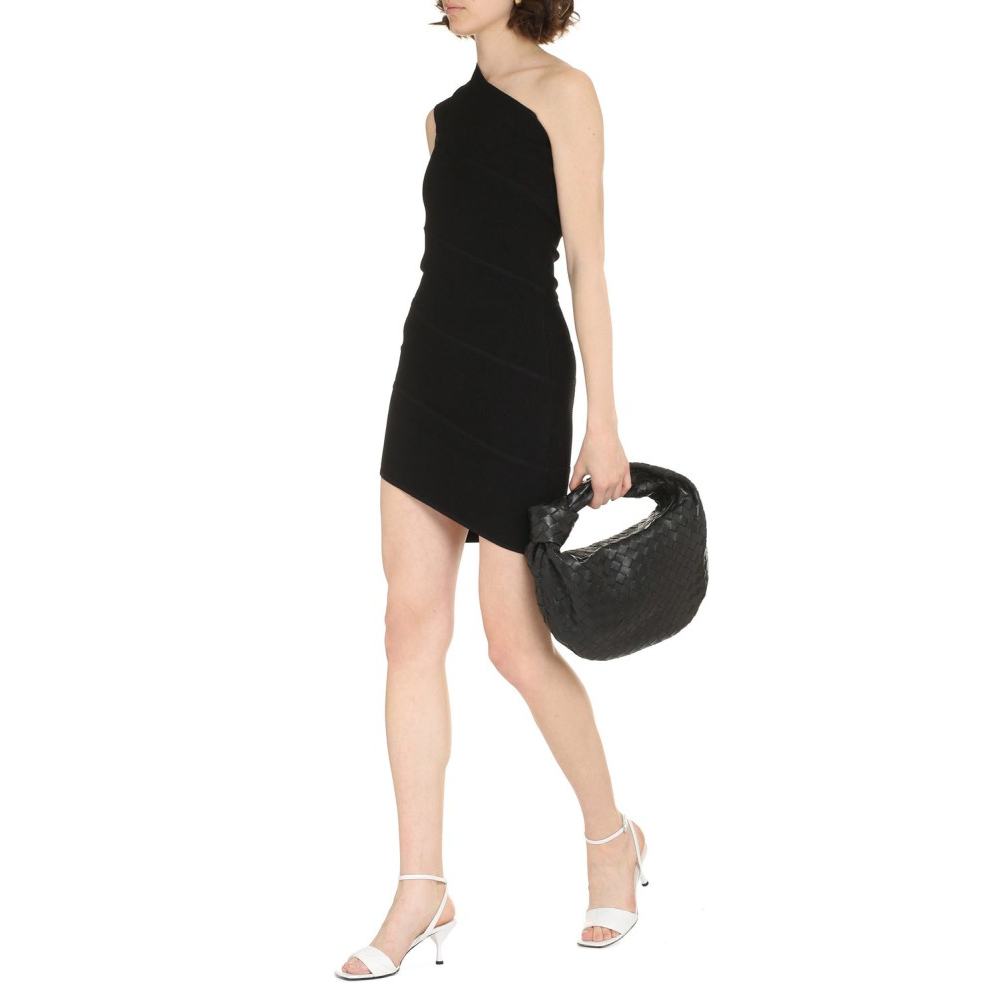 Women's 'Knitted' One Shoulder Dress