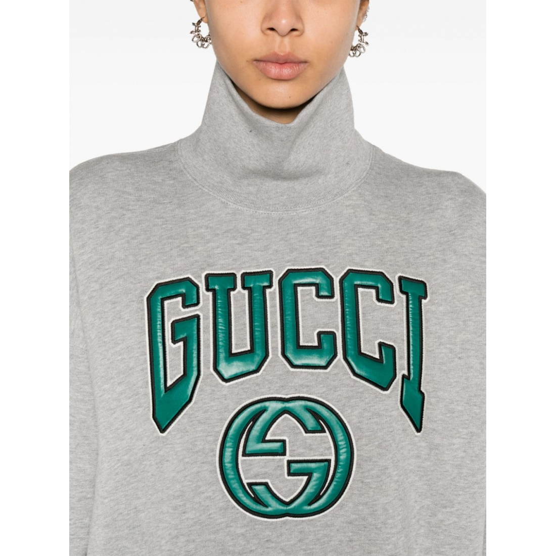 'Logo-Patch' Sweatshirt für Damen