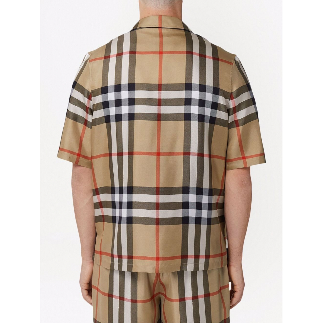 'Check' Kurzärmeliges Hemd für Herren